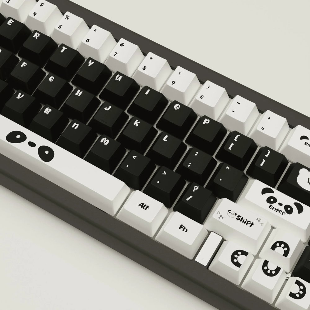 Pando Keycaps Fang Cheng Mart. Panda Design Keycaps and Mechanical Keyboard